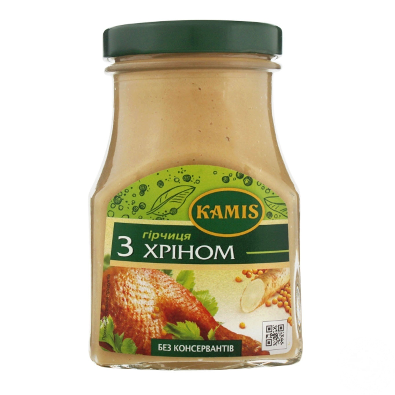 

Горчица Kamis с хреном 185г