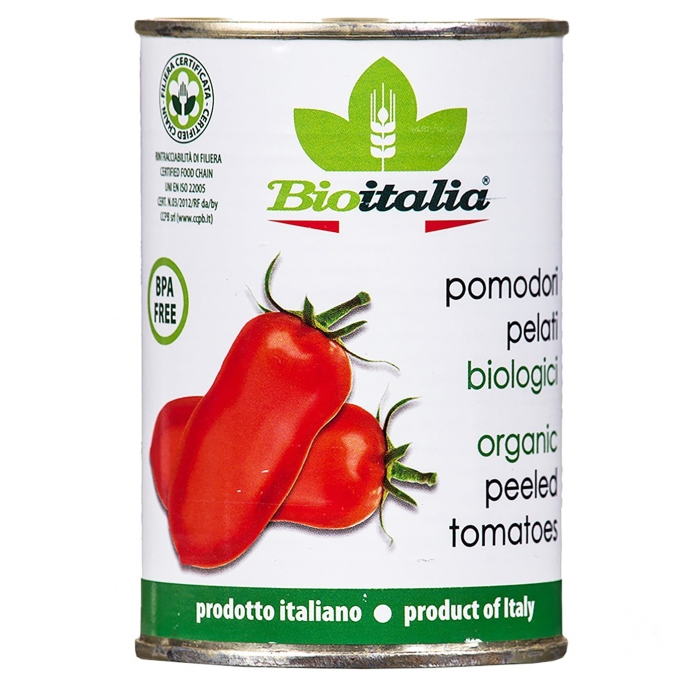 

Томаты Bioitalia очищенные органические 400г