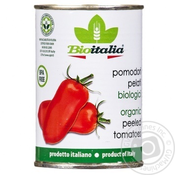 Bioitalia Pelati Canned Tomato - buy, prices for NOVUS - photo 1