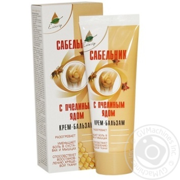 Eliksir Sabelʹnyk  Cream Balm with Bee Venom 75ml - buy, prices for NOVUS - photo 1