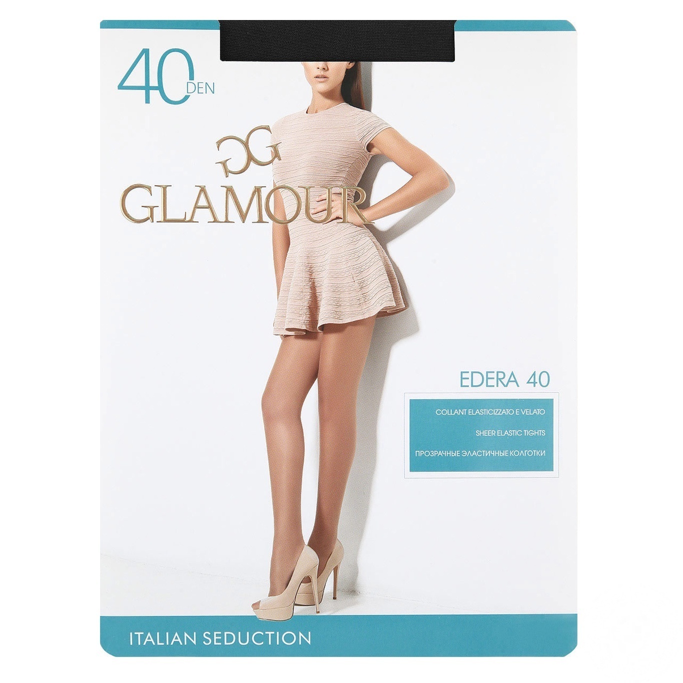 

Колготы женские Glamour Edera Nero 40 Den размер 3