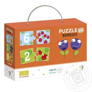 Пазл ТМ DoDo Жучки/Ягідки - купить, цены на Чудо Маркет - фото 1
