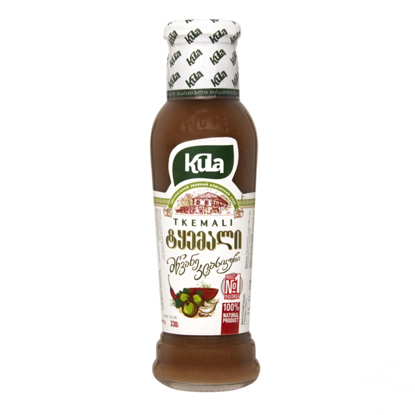 

Соус Kula Ткемали зеленый классический 330г