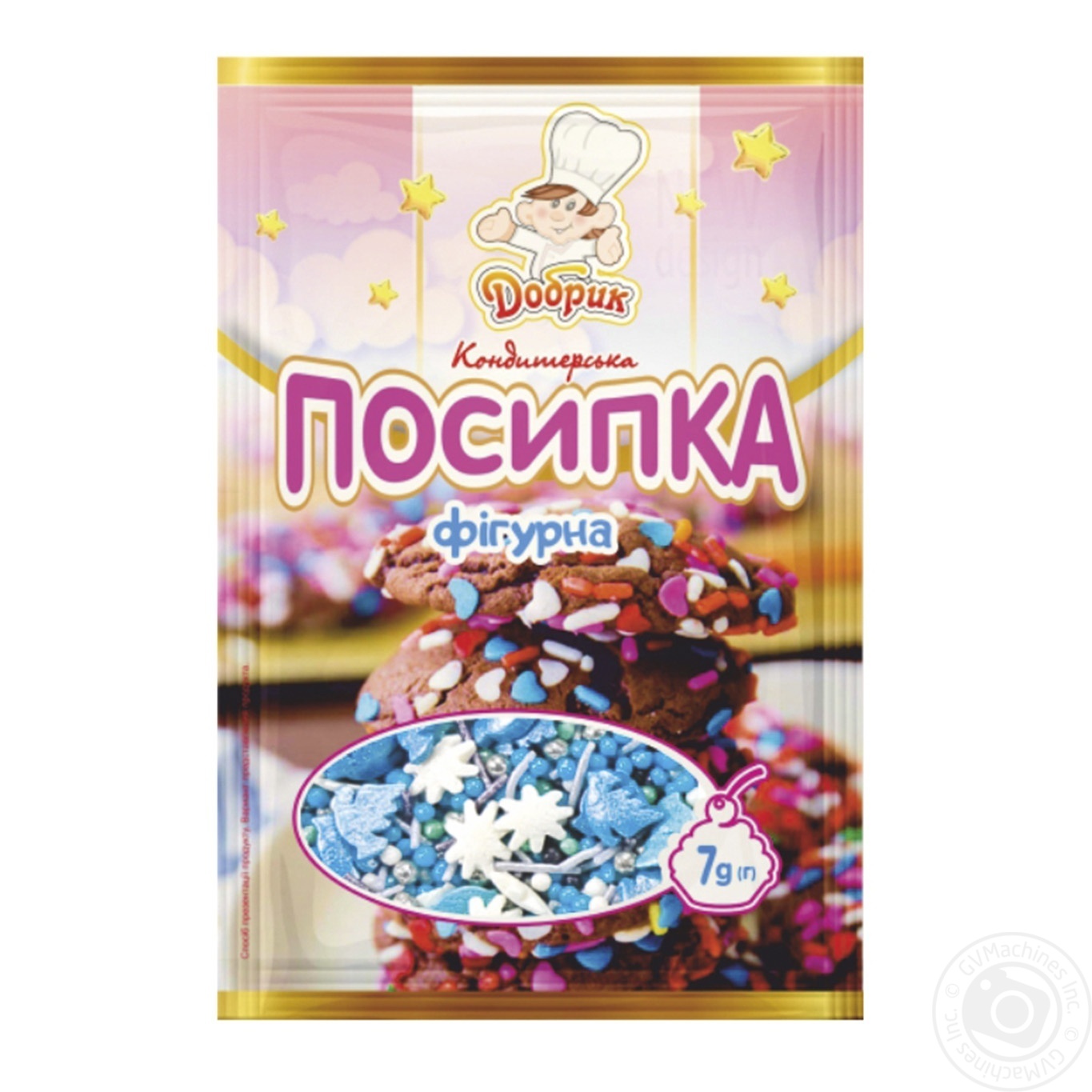 

Посыпка Добрик кондитерская фигурная 7г