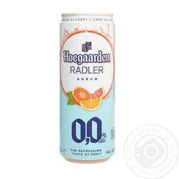 Пиво Hoegaardeen Radler Agrum світле безалкогольне 0,33л - купити, ціни на NOVUS - фото 1