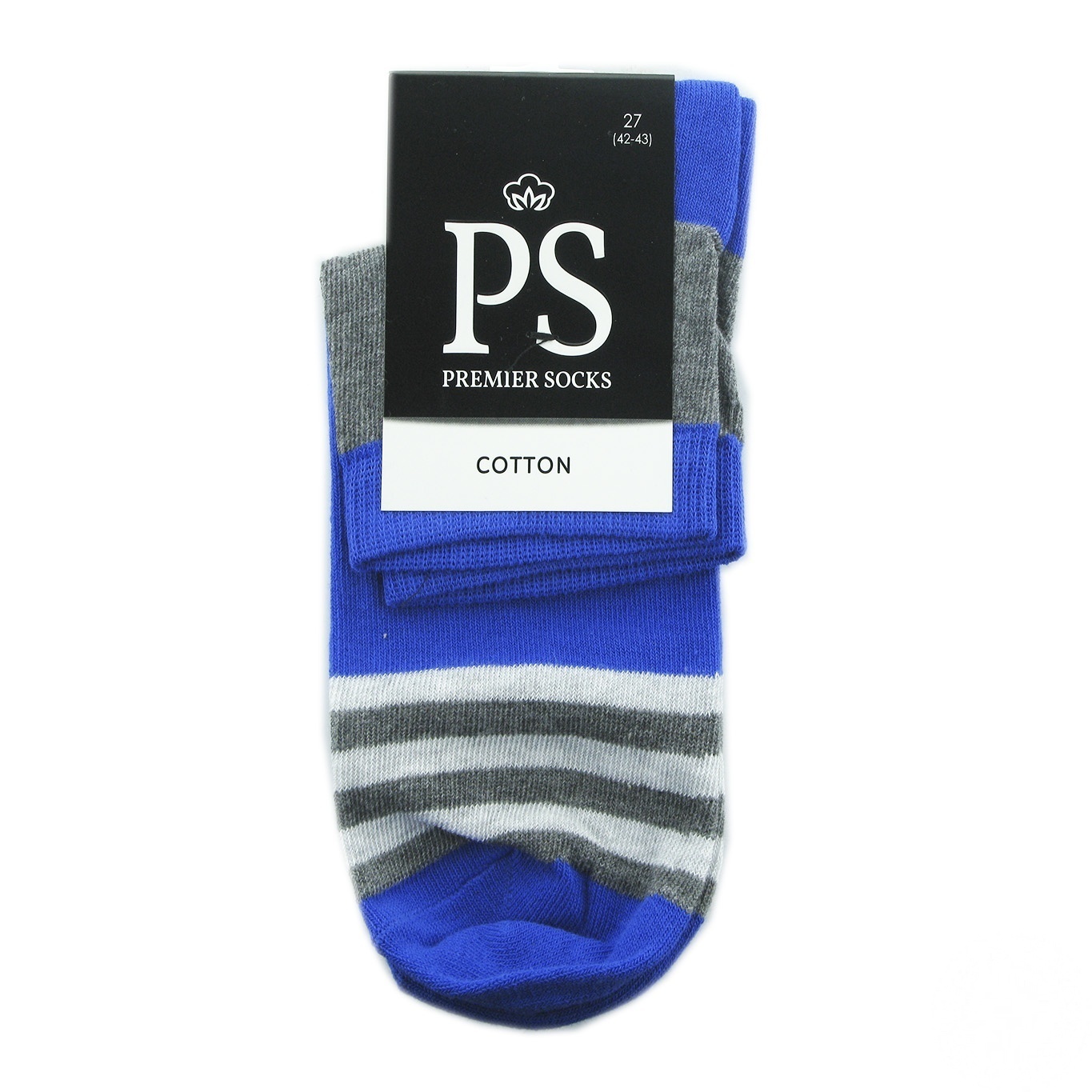 

Носки Premier Socks мужские серо-синие 27р