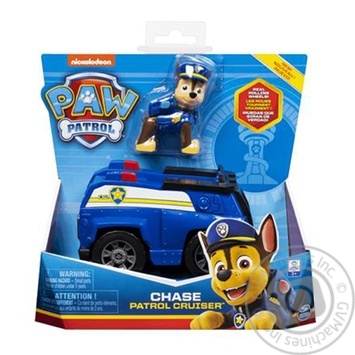 Іграшка Paw Patrol Spin Master базовий рятівний автомобіль з водієм - купити, ціни на Ашан - фото 1