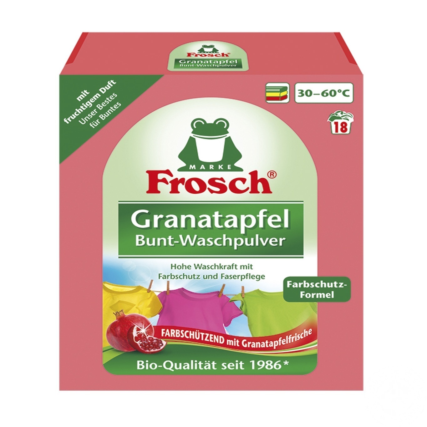 

Стиральный порошок концентрат Frosch Гранат Колор 1,35кг