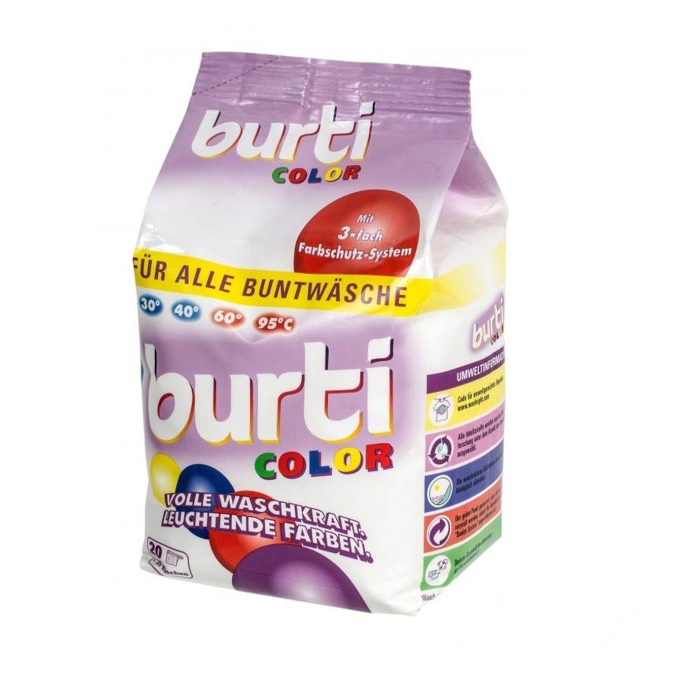 

Стиральный порошок Burti Color для всех типов стирки 1500г