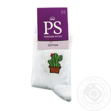 Premier Socks White Children's Socks 12-14s - buy, prices for Vostorg - photo 1