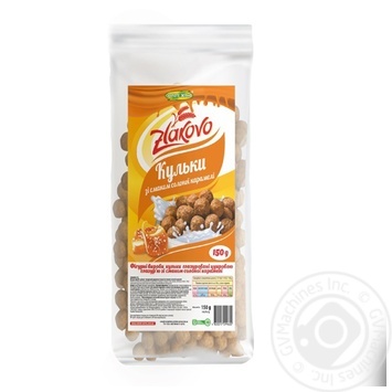 Zolote Zerno Zlakovo with Salty Caramel Flavor Corn Balls 150g - buy, prices for - photo 1