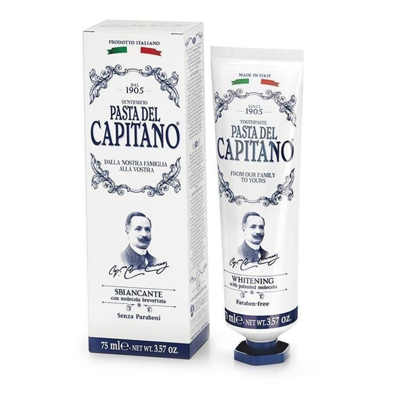 

Зубная паста Pasta Del Capitano 1905 Whitening 75мл