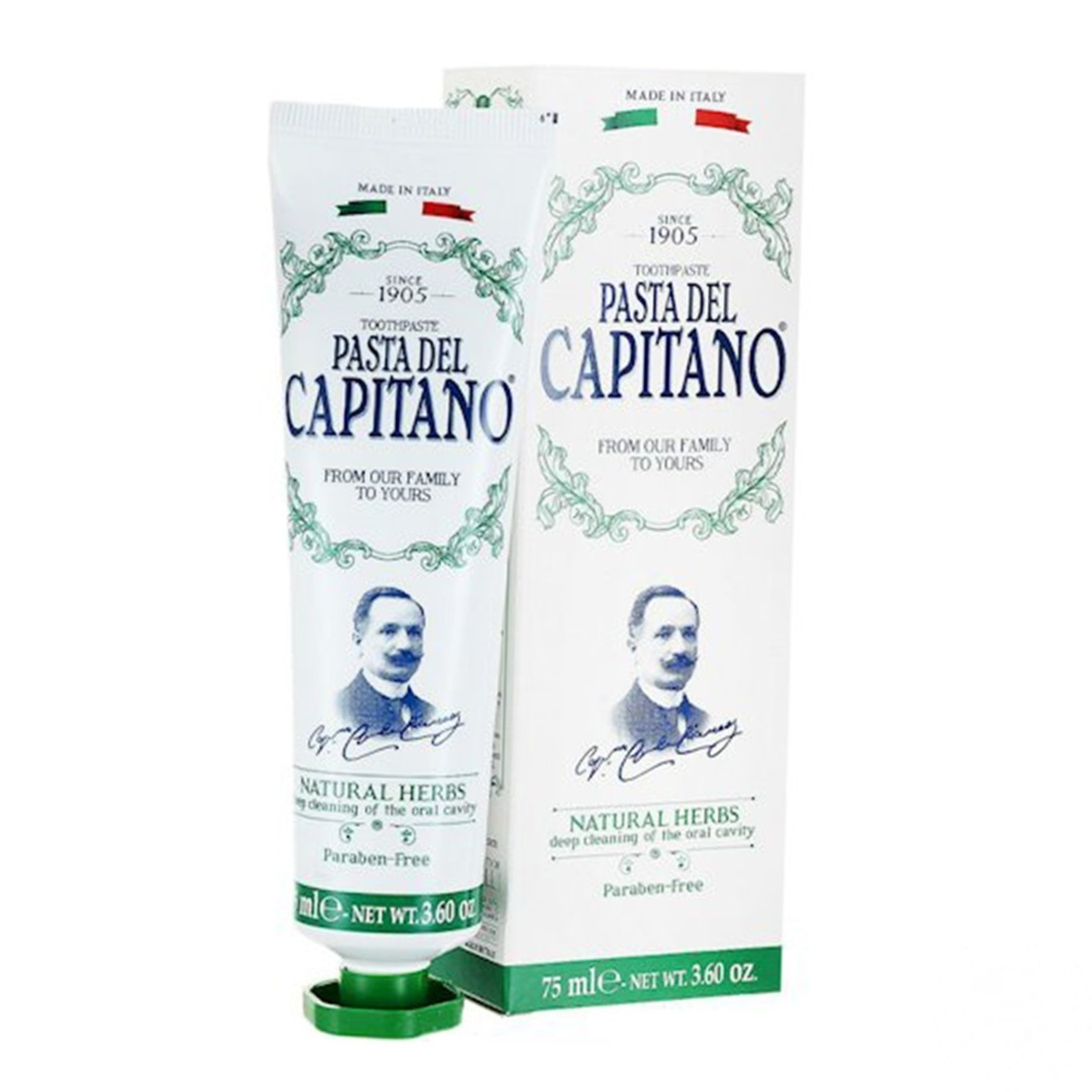 

Зубная паста Pasta Del Capitano 1905 натуральные травы 75мл