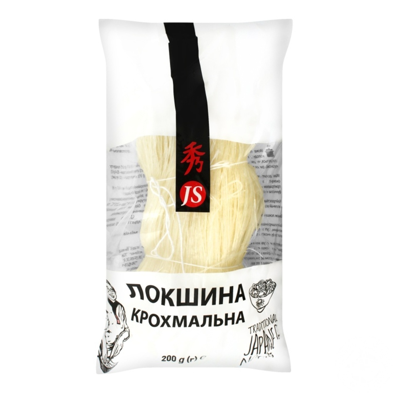 

Лапша JS крахмальная 200г