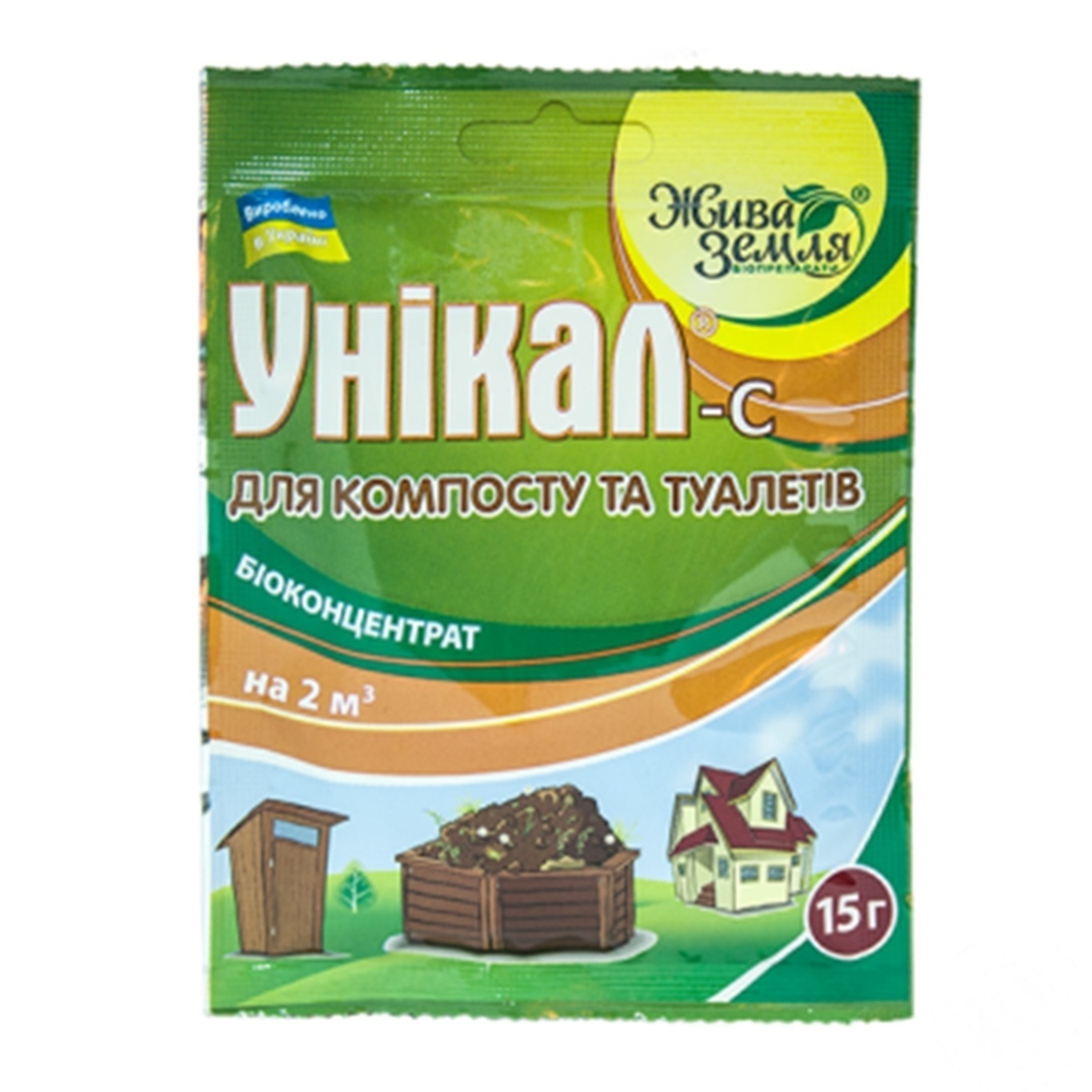 

Уникал-с Живая Земля для компоста и туалетов 15г