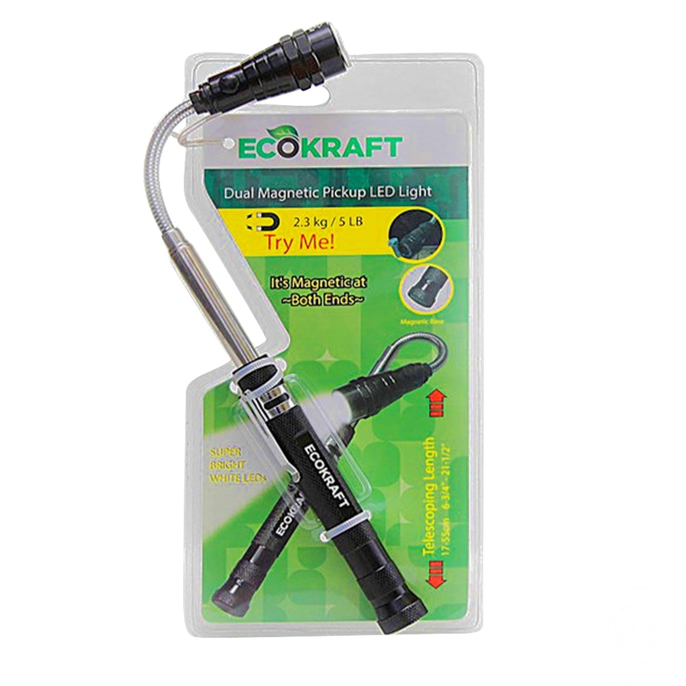 

Фонарь Ecokraft телескопический с магнитом