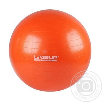 Фітбол  LiveUP LS3222-65o 65см orange 1шт насос в комплекті - купити, ціни на NOVUS - фото 1