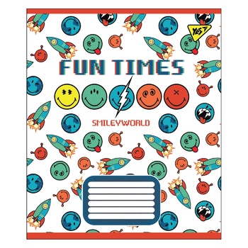 Yes Smiley Fun Times А5 12 Pages Lined School Notebook - buy, prices for NOVUS - photo 2