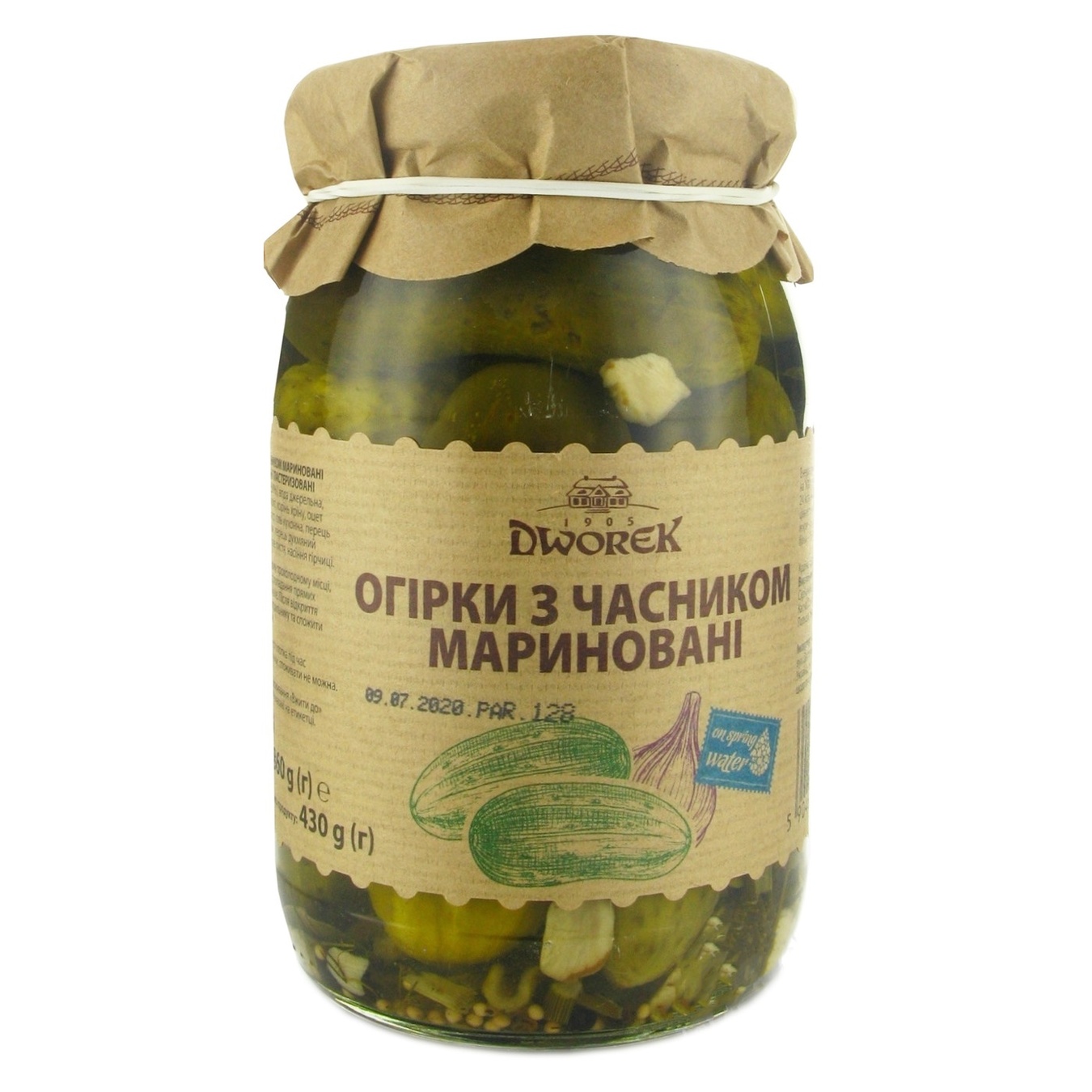 

Огурцы Dworek-1905 с чесноком 860г