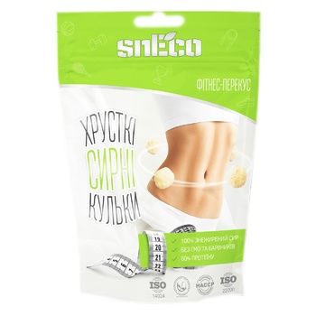 Sneco Fitness Natural Cheese Balls 28g - buy, prices for MegaMarket - photo 1