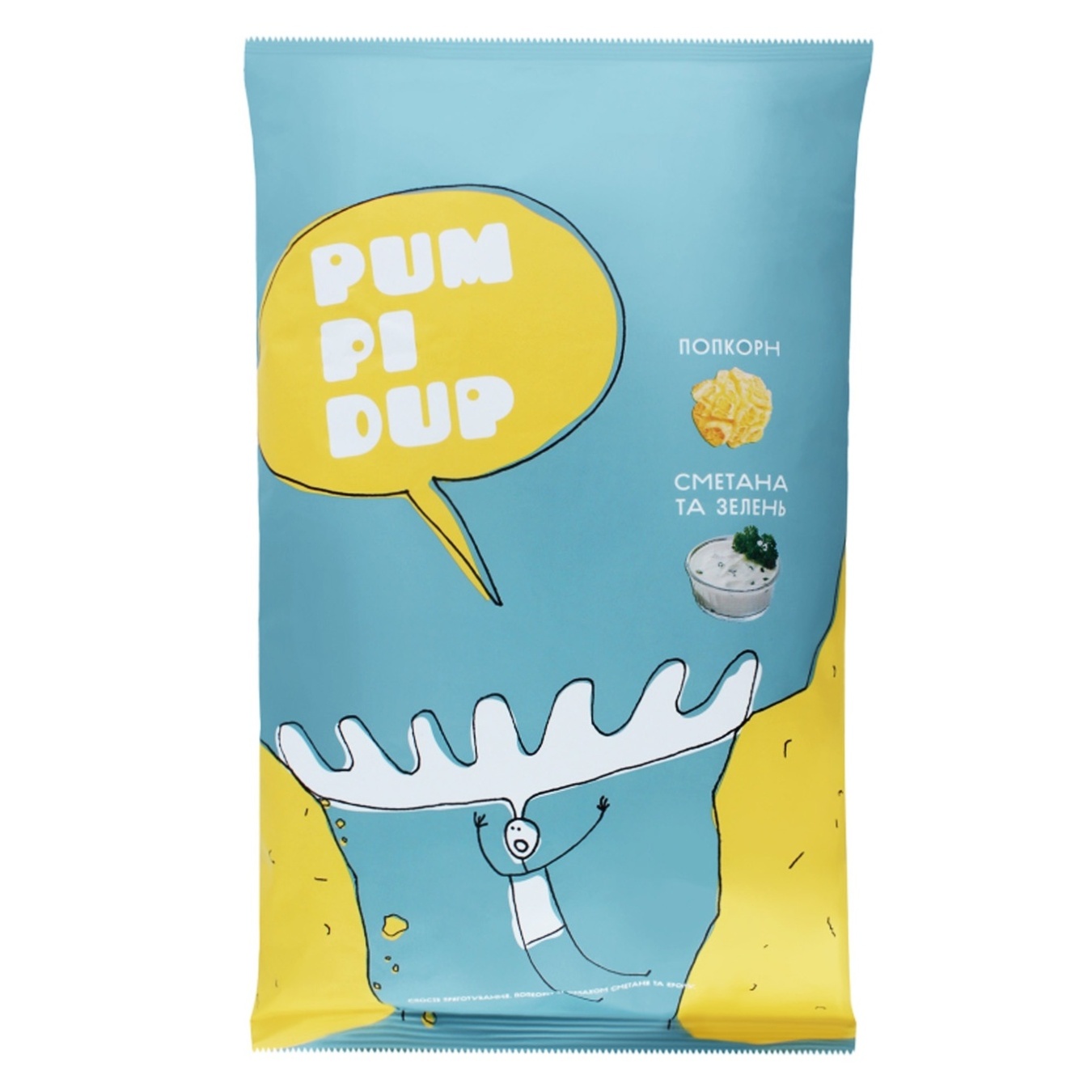 

Попкорн Pumpidup со вкусом сметаны и укропа 90г