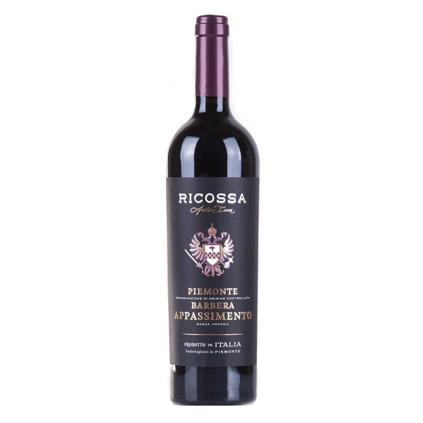 

Вино Barbera Appasimento Ricossa красное сухое 13,5% 0,75л