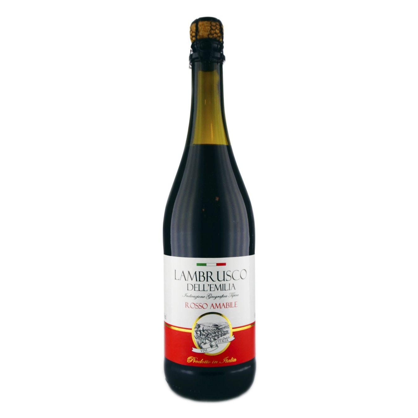 

Вино игристое Vini D`Italia Lambrusco Rosso Amabile Dell`Emilia