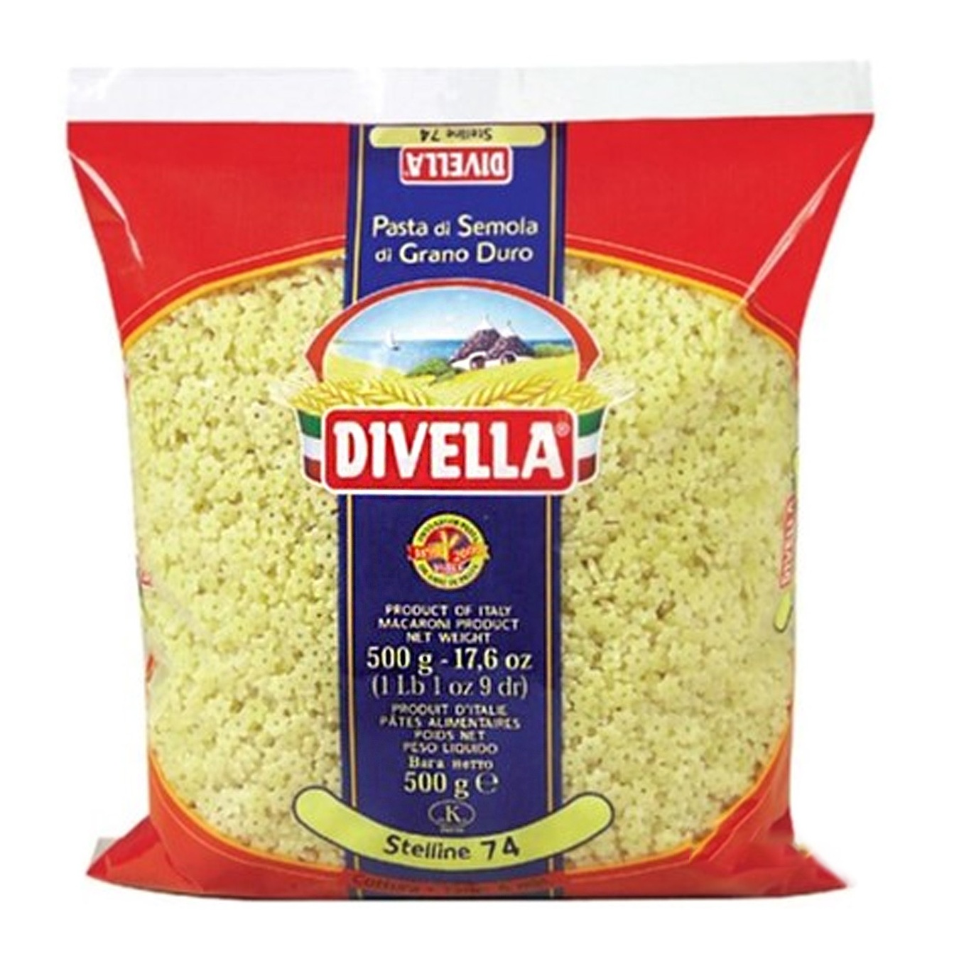 

Макароны Divella Stelline 74 500г