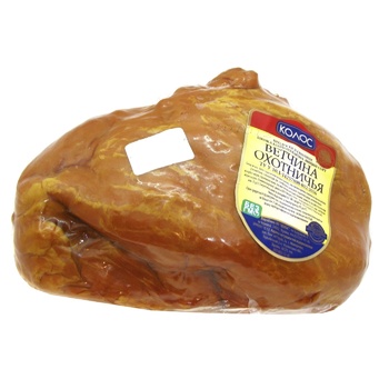 Ветчина Колос Охотничья копчено-вареная в/с - купить, цены на - фото 1