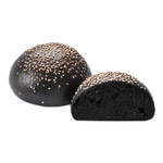 Black Hamburger Bun 80g