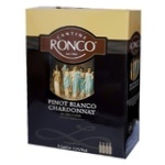 Вино Cantine Ronco Pinot Bianco Chardonnay біле сухе 11% 3л