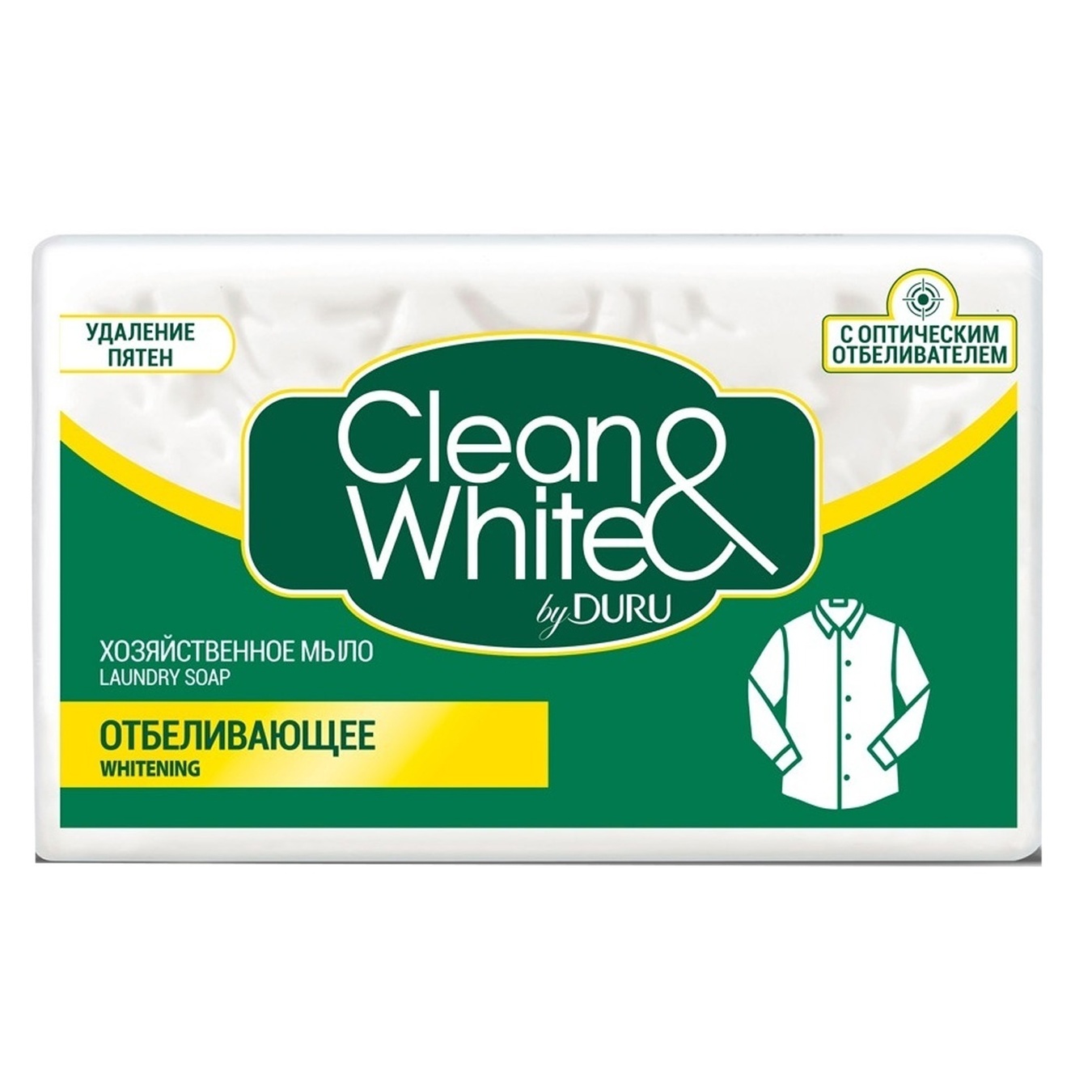 

Мыло хозяйственное Duru Clean White Отбеливающее 125г