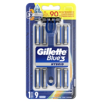 Gillette Blue3 Hybrid Razor with 8 Replaceable Cartridges - buy, prices for Tavria V - photo 2