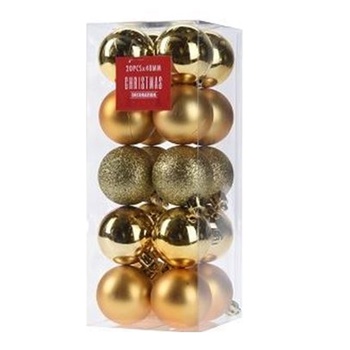 Koopman Christmas Tree Decorations Set 4cm 20pc - buy, prices for NOVUS - photo 2