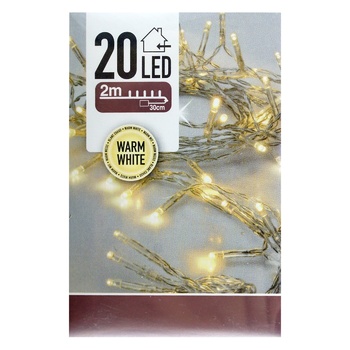 Koopman LED Garland 20lights 2m Garland + 0.3m Cable