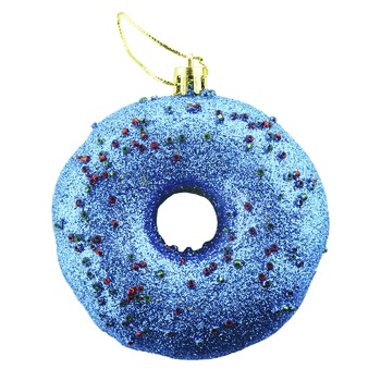 Koopman Christmas Tree Donut Decoration 8.5x4cm