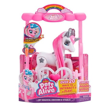 Zuru Pets&Robo Alive White Unicorn in the House Play Set - buy, prices for NOVUS - photo 1