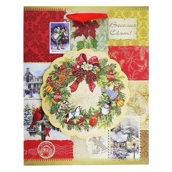 Happycom Paper Christmas Package 18x22cm - buy, prices for Auchan - photo 4