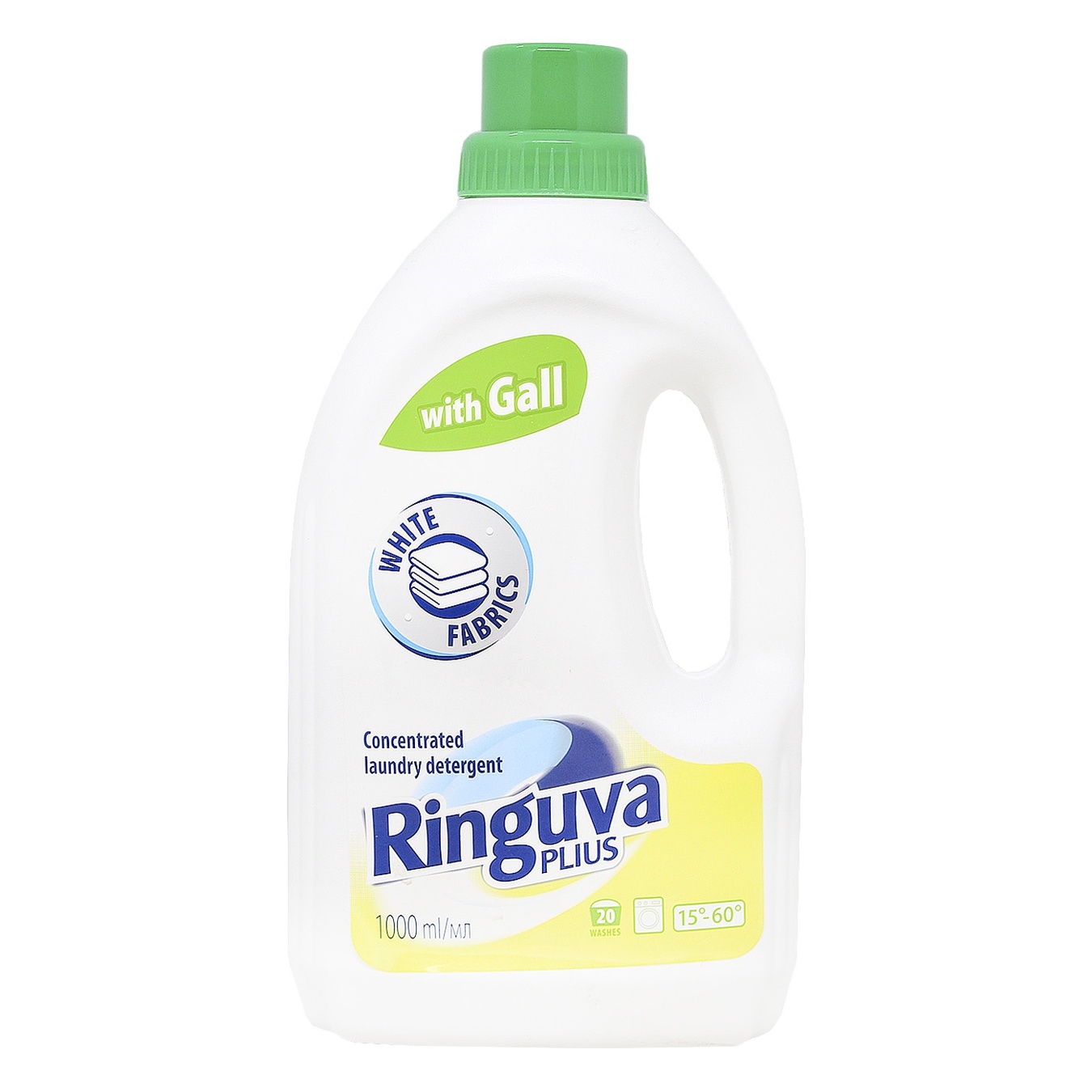 

Средство для стирки Ringuva Plus для белых тканей жидкое 1л