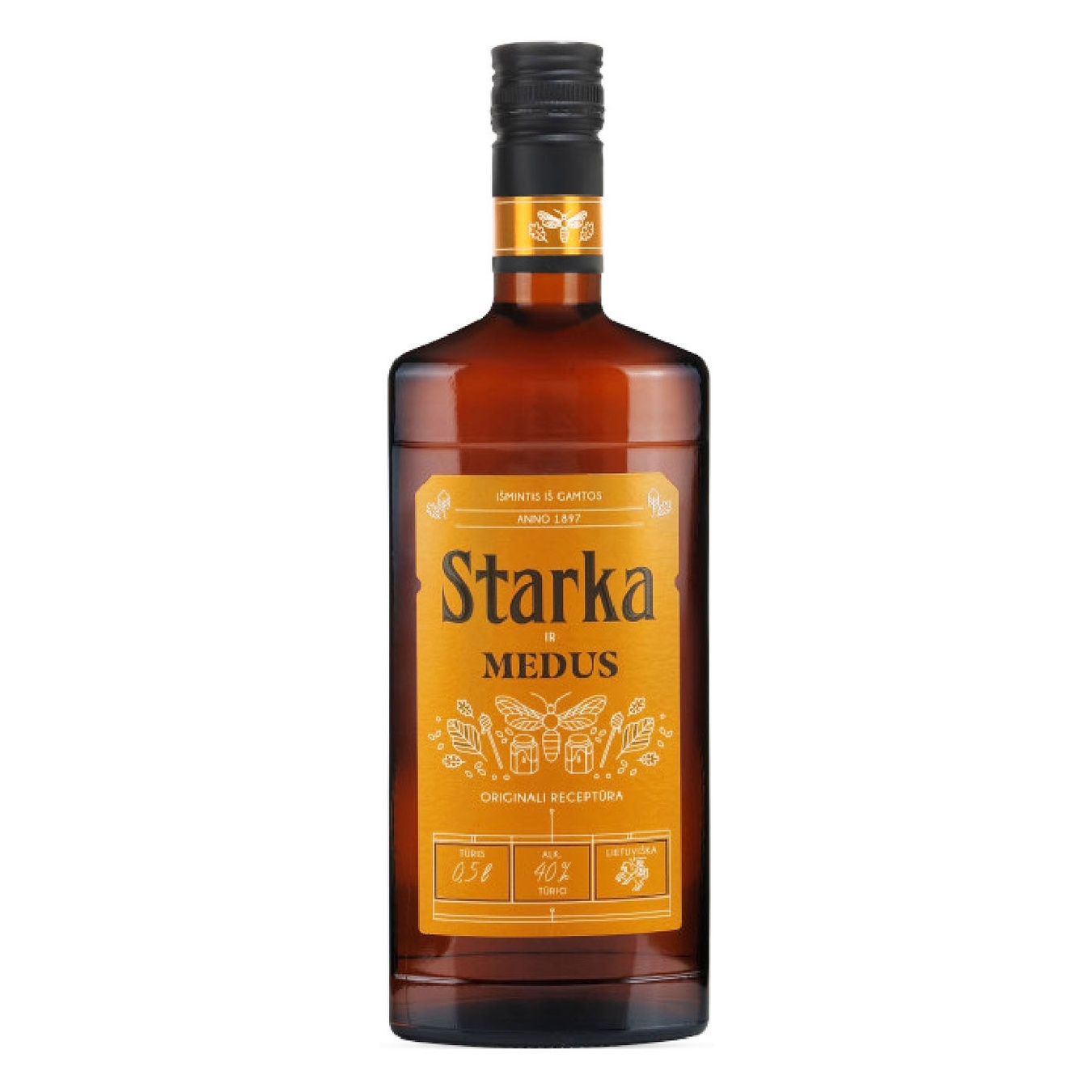 

Настойка Vilniaus Starka Honey 40% 0.5л