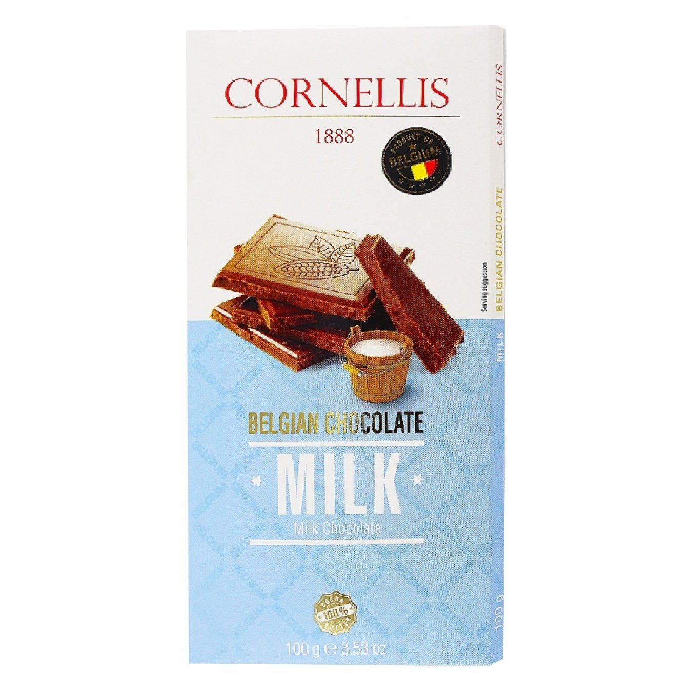 

Шоколад Cornellis молочный 100г