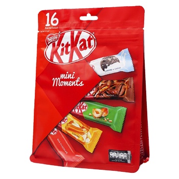 Набір цукерок NESTLÉ® KITKAT® Mini Moments 16шт 272.5г - купити, ціни на NOVUS - фото 1