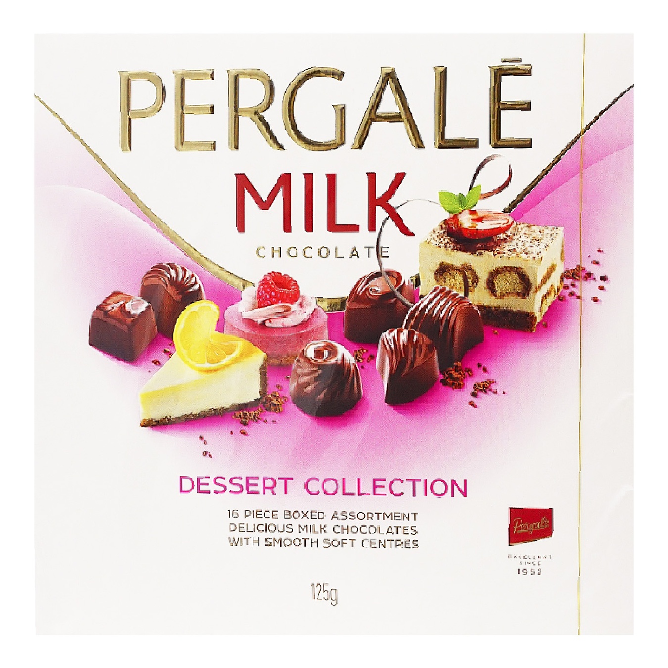 

Конфеты Pergale Dessert Collection с молочным шоколадом 125г