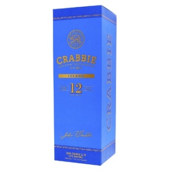 Crabbie Single Malt 12 Years Whisky 40% 0.7l In Box - buy, prices for WINETIME - photo 1