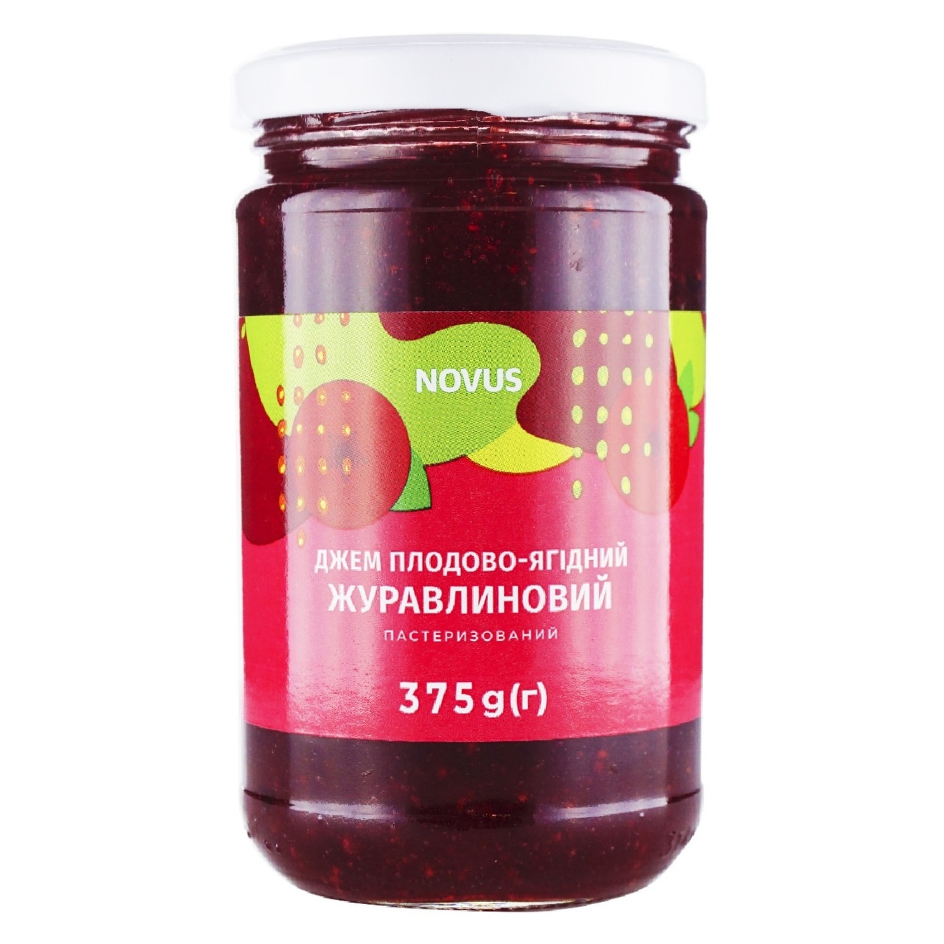 

Джем Novus Клюква 375г