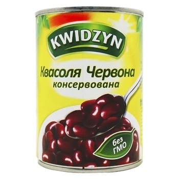 Фасоль Kwidzyn красная консервированная 400г - купить, цены на NOVUS - фото 1