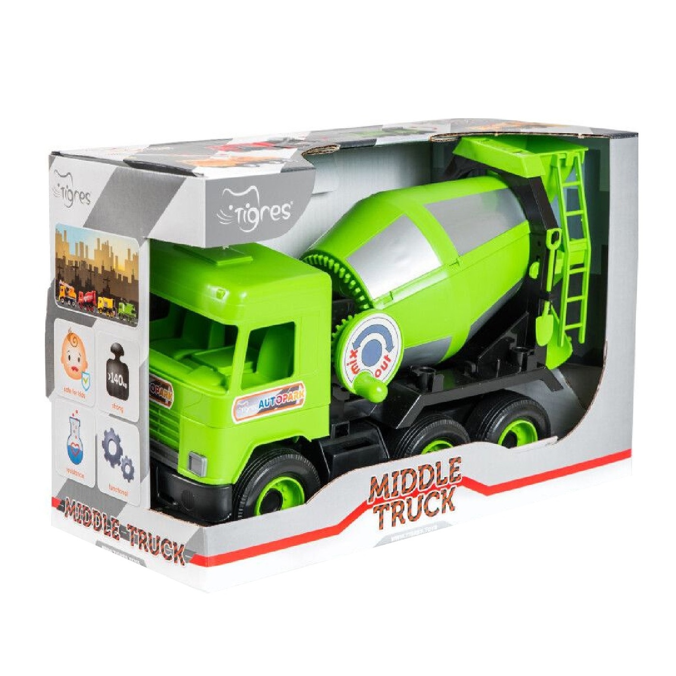 

Игрушка Wader Middle Truck бетоносмеситель