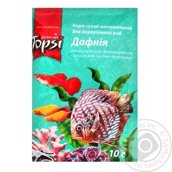 Topsi For Aquarium Fish Natural Dry Food - buy, prices for ULTRAMARKET - photo 1