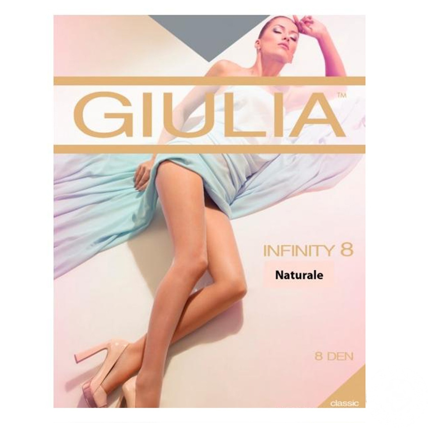 

Колготы женские Giulia Infinity 8 den naturale размер 3