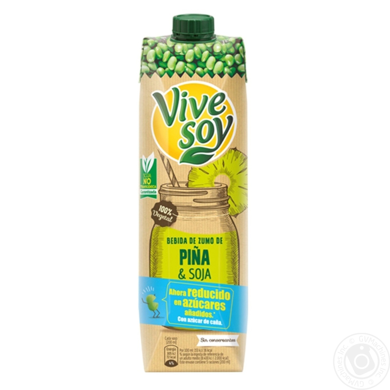 

Напиток соевый Vive Soy с соком ананаса 1л